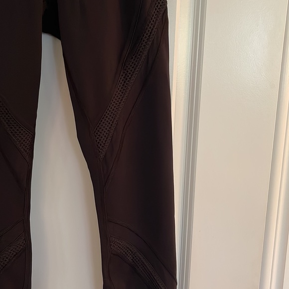 Lululemon mesh insert black leggings - Picture 2 of 5